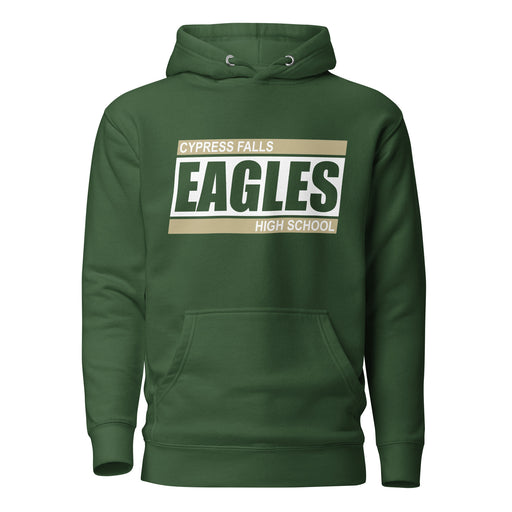 Cypress Falls Eagles Premium Forest Green Hoodie - Design 72