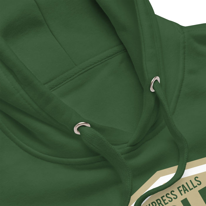 Cypress Falls Eagles Premium Forest Green Hoodie - Design 14