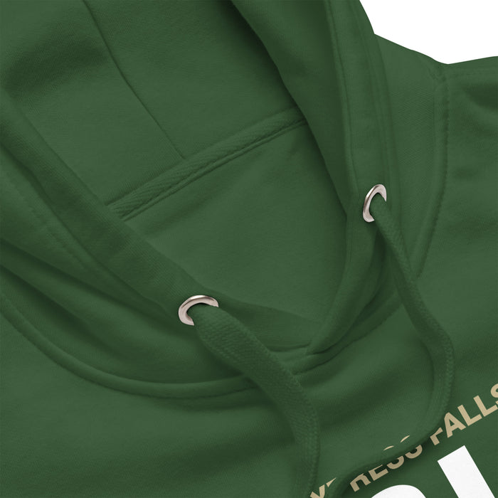 Cypress Falls Eagles Premium Forest Green Hoodie - Design 49