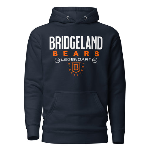 Bridgeland Bears Premium Navy Hoodie - Design 03