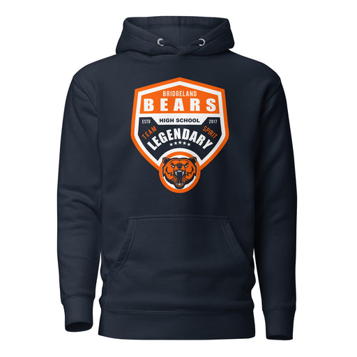 Bridgeland Bears Premium Navy Hoodie - Design 14