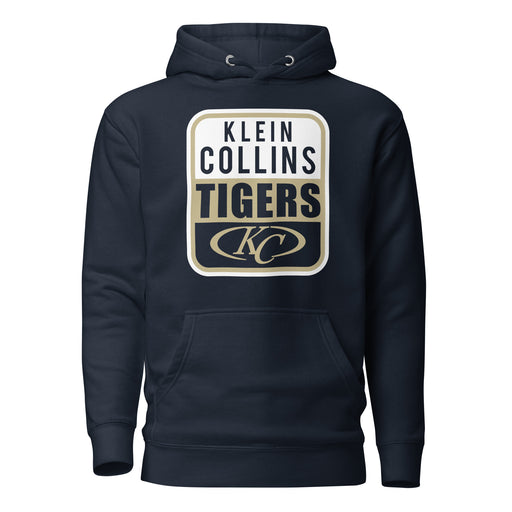 Klein Collins Tigers Premium Navy Hoodie - Design 01