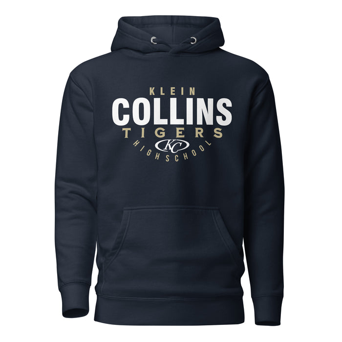 Klein Collins Tigers Premium Navy Hoodie - Design 12