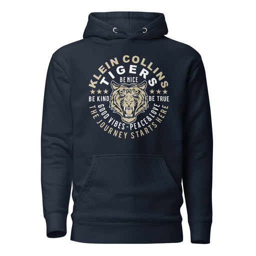 Klein Collins Tigers Premium Navy Hoodie - Design 16