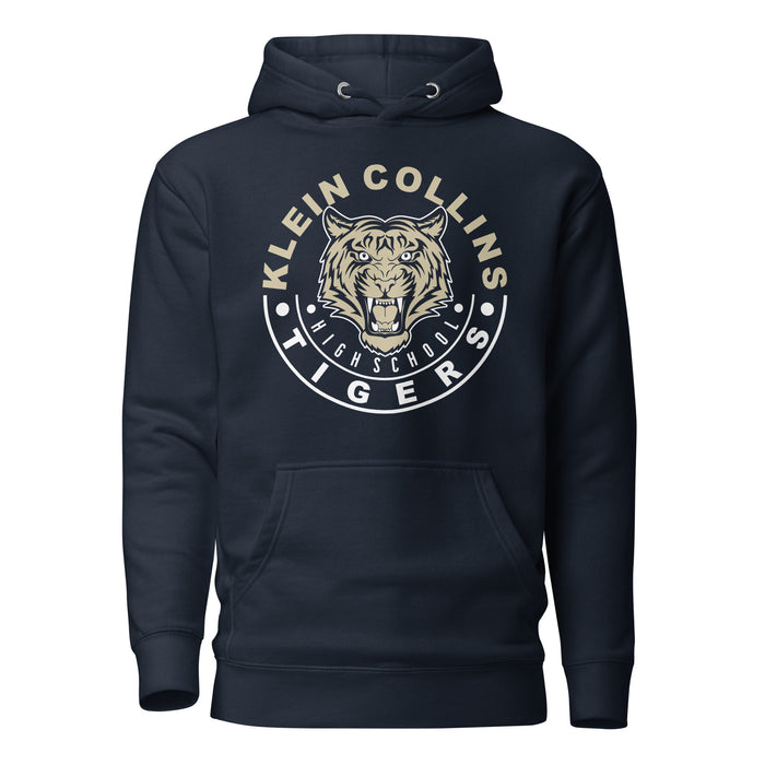 Klein Collins Tigers Premium Navy Hoodie - Design 19