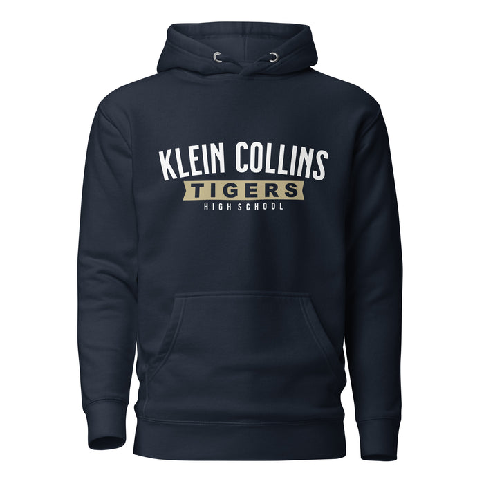 Klein Collins Tigers Premium Navy Hoodie - Design 21