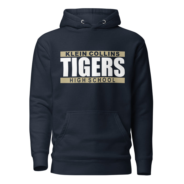 Klein Collins Tigers Premium Navy Hoodie - Design 98