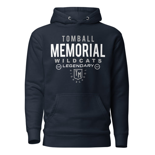 Tomball Memorials Wildcats Premium Navy Hoodie - Design 03