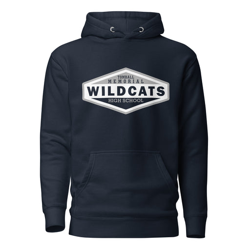 Tomball Memorial Wildcats Premium Navy Hoodie - Design 09