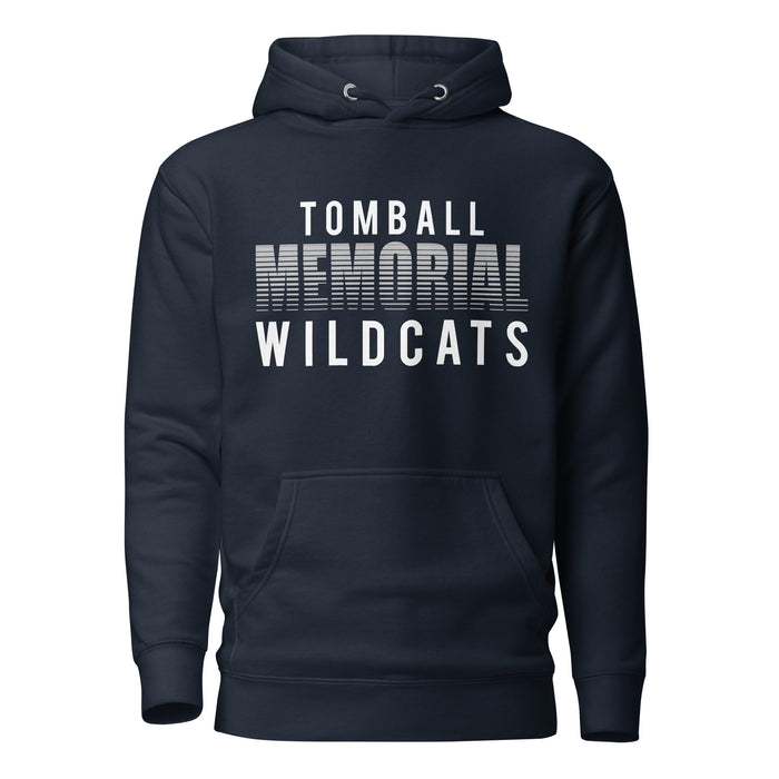 Tomball Memorial Wildcats Premium Navy Hoodie - Design 24