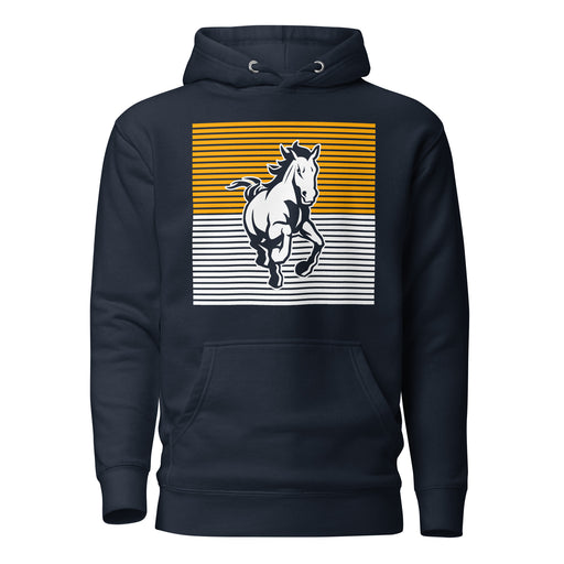 Cypress Ranch Mustangs Premium Navy Hoodie - Design 27