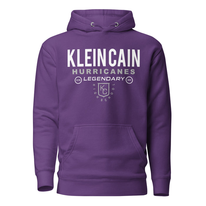 Klein Cain Hurricanes Premium Purple Hoodie - Design 03