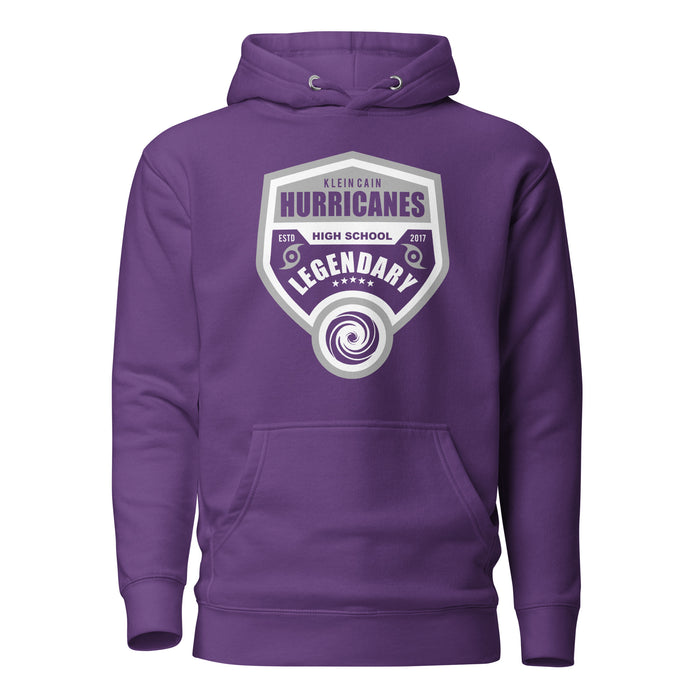 Klein Cain Hurricanes Premium Purple Hoodie - Design 14