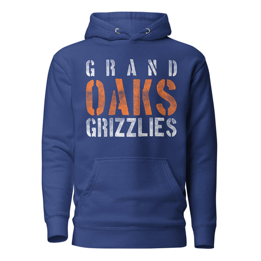 Grand Oaks Grizzlies Premium Royal Hoodie - Design 17