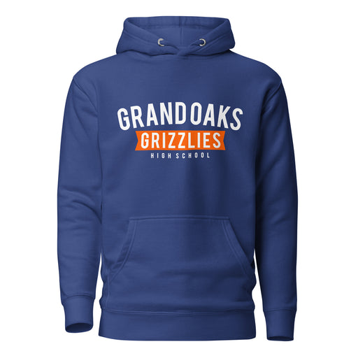 Grand Oaks Grizzlies Premium Royal Hoodie - Design 21