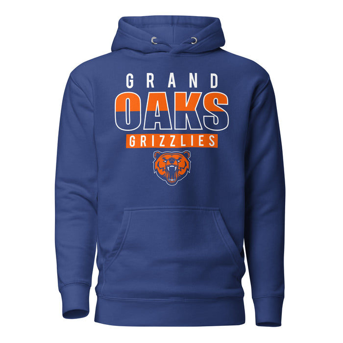 Grand Oaks Grizzlies Premium Royal Hoodie - Design 23