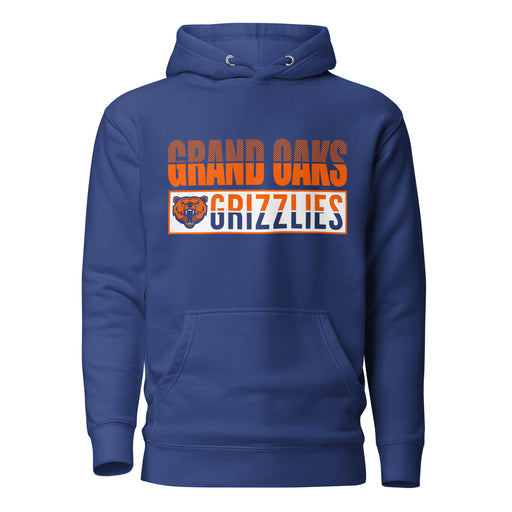 Grand Oaks Grizzlies Premium Royal Hoodie - Design 31