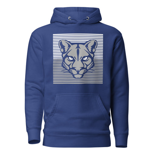 Cypress Creek Cougars Premium Royal Blue Hoodie - Design 27