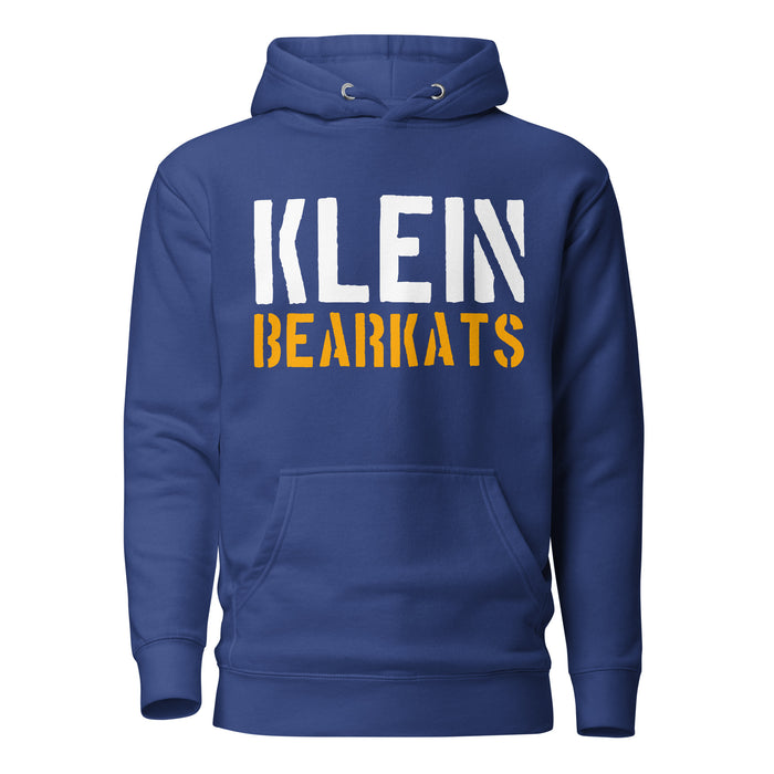 Klein Bearkats Premium Royal Blue Hoodie - Design 17