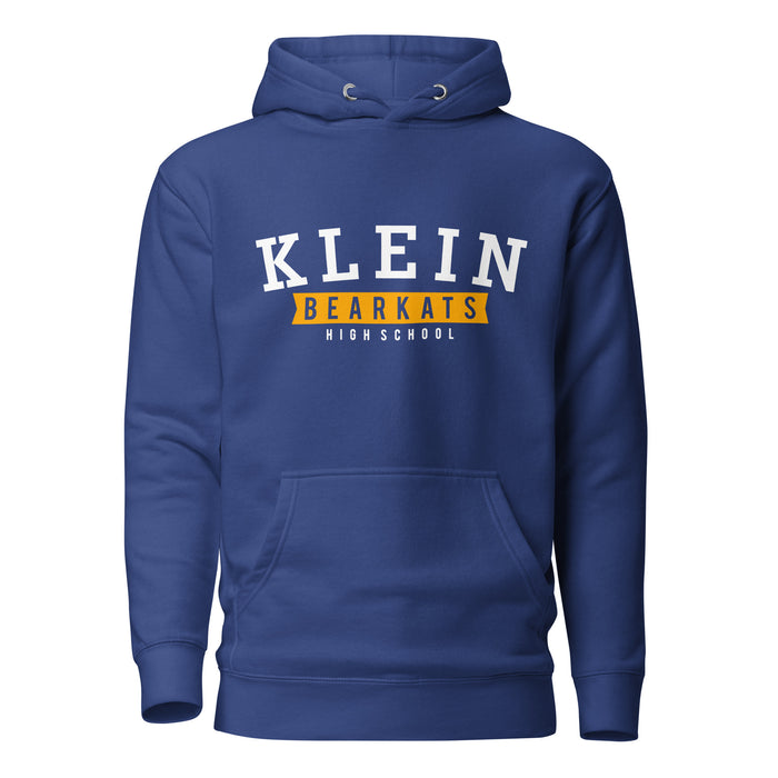 Klein Bearkats Premium Royal Blue Hoodie - Design 21