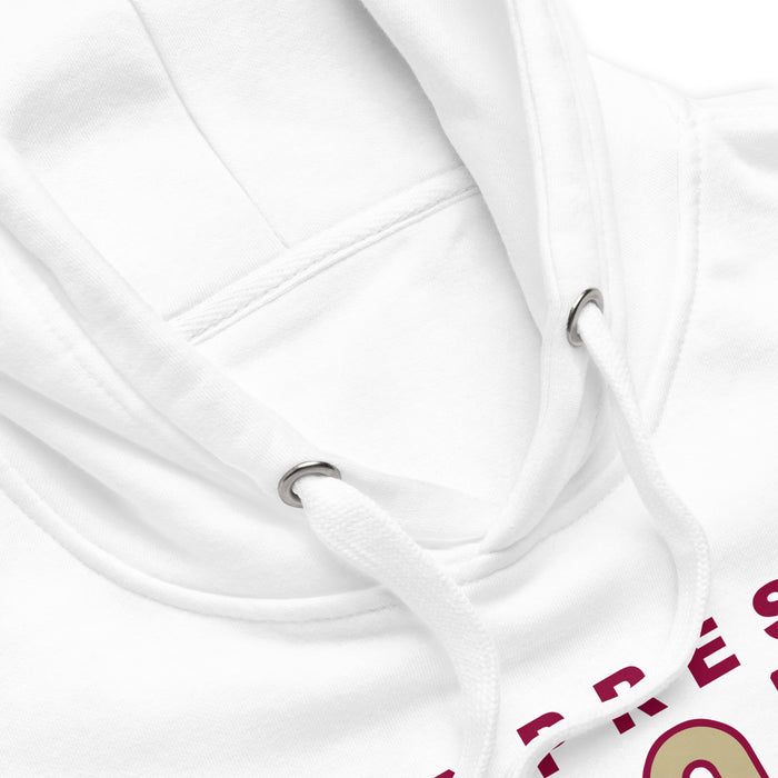 Cypress Woods Wildcats Premium White Hoodie - Design 03